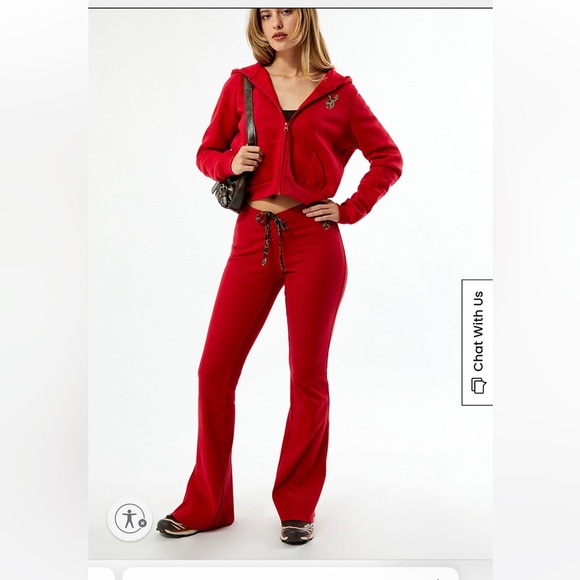 PlayBoy Red Hoodie & Pants Set
